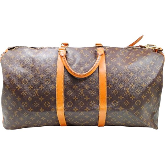 764730BJ (X6) Louis Vuitton Travel Bag Keepall 60 Brown Monogram - Picture 2 of 14